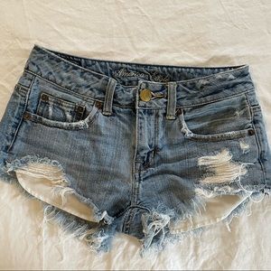american eagle jean shorts